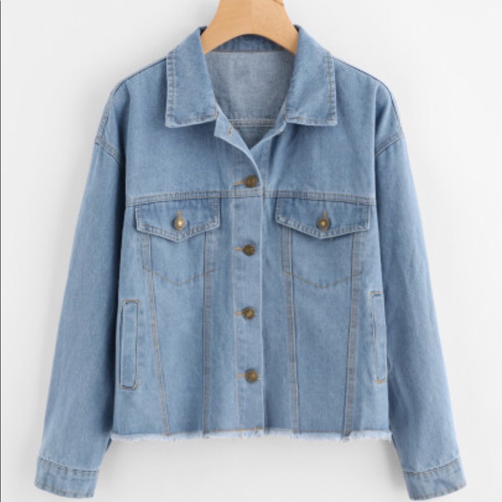 🐰LAST ONE🐰 Oversized Denim Jacket - Picture 2 of 4